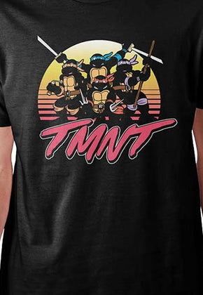 Sunset Teenage Mutant Ninja Turtles T-Shirt