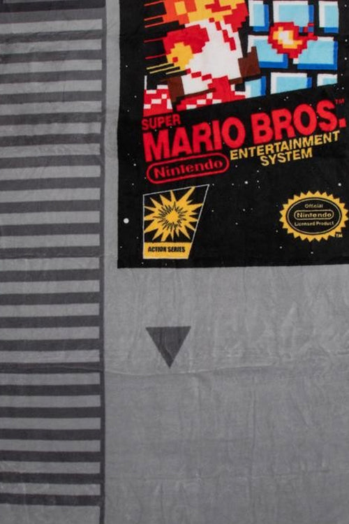 Super Mario Bros. Cartridge 48 x 60 Nintendo Fleece Blanketmain product image