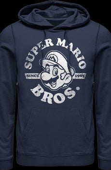 Super Mario Bros. Distressed Since 1985 Nintendo Hoodie