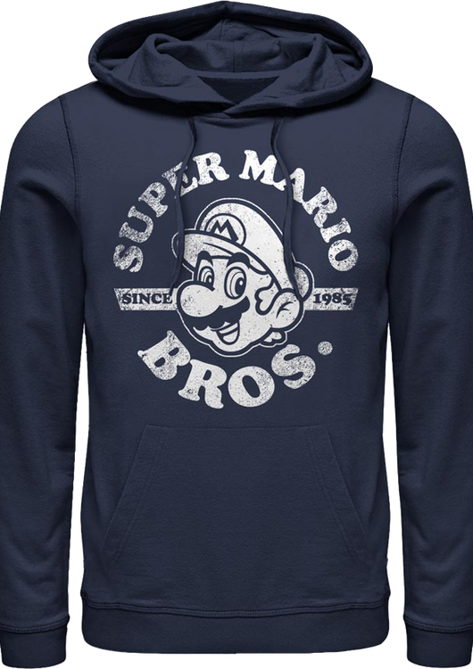Super Mario Bros. Distressed Since 1985 Nintendo Hoodie - main product image