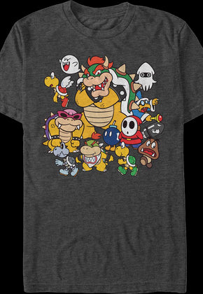 Super Mario Bros. Villains Nintendo T-Shirt