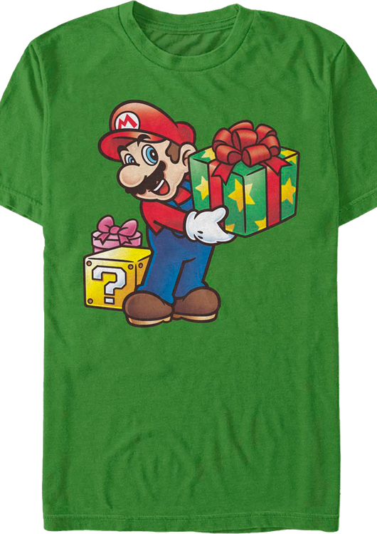 Super Mario Christmas Gifts Nintendo T-Shirt - main product image