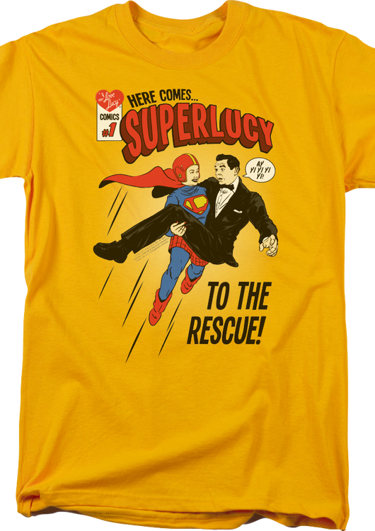 Superlucy To The Rescue I Love Lucy T-Shirt - main product image
