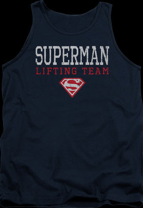 Superman Lifting Team DC Comics Tank Top