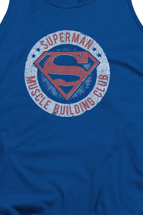 Superman Muscle Building Club Tank Topmain product image