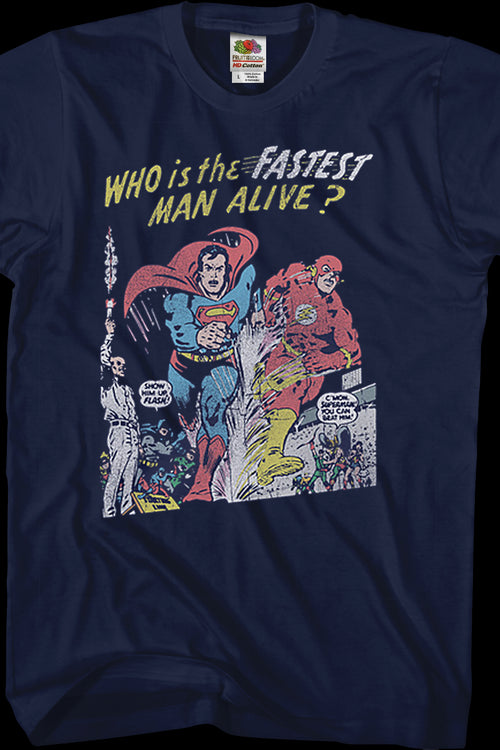 Superman's Race With The Flash T-Shirtmain product image
