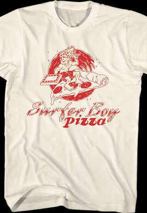 Surfer Boy Pizza Stranger Things T-Shirt