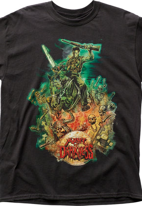 Surrounded By Evil Army of Darkness T-Shirt