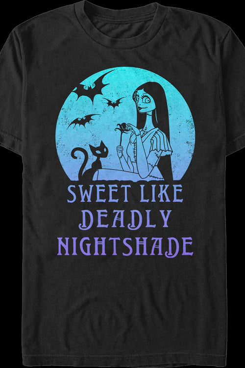 Sweet Like Deadly Nightshade Nightmare Before Christmas T-Shirtmain product image