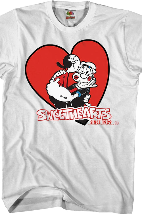 Sweethearts Olive Oyl and Popeye T-Shirtmain product image