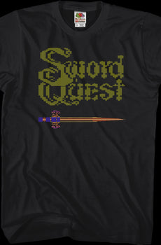Swordquest Start Screen Atari T-Shirt