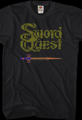 Swordquest Start Screen Atari T-Shirt