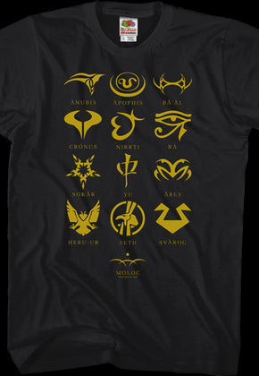 Symbols Stargate SG-1 T-Shirt