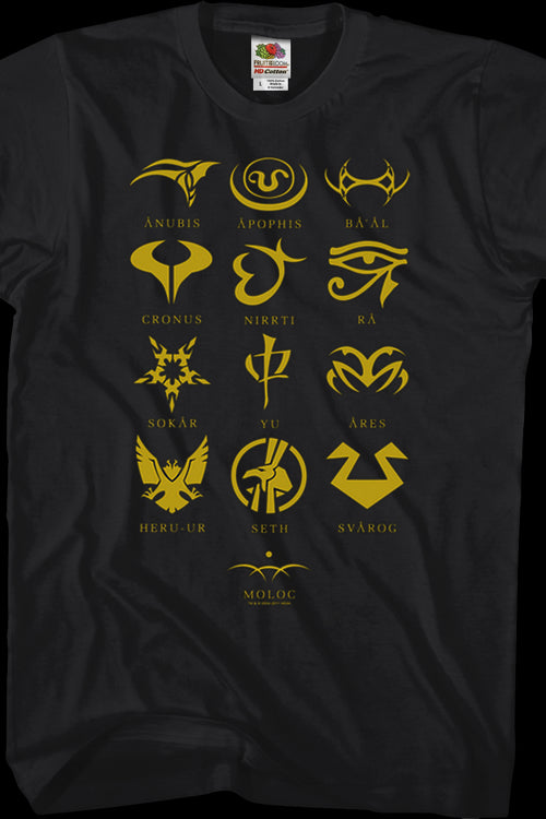 Symbols Stargate SG-1 T-Shirtmain product image