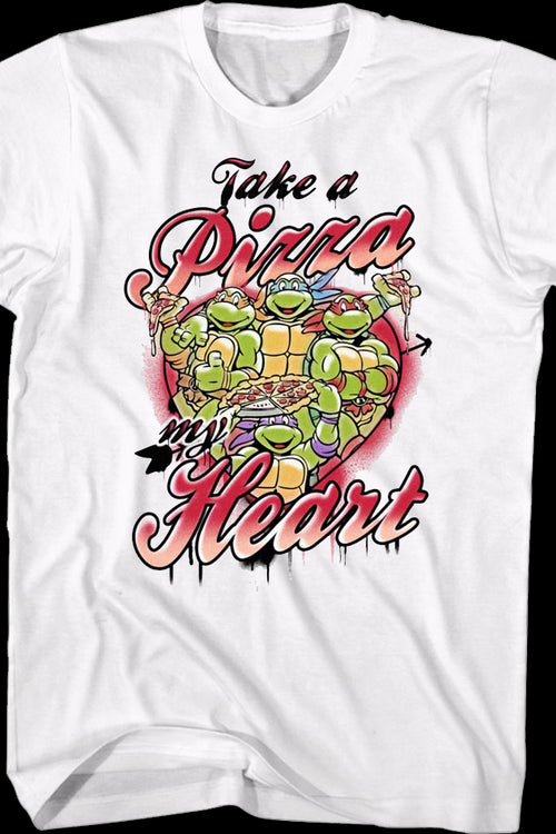 Take A Pizza My Heart Teenage Mutant Ninja Turtles T-Shirtmain product image