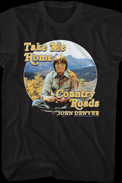 Take Me Home Country Roads John Denver T-Shirtmain product image