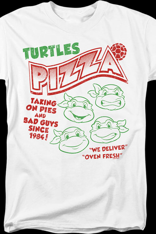 Taking On Pies And Bad Guys Teenage Mutant Ninja Turtles T-Shirtmain product image