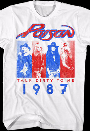 Talk Dirty To Me 1987 Poison T-Shirt