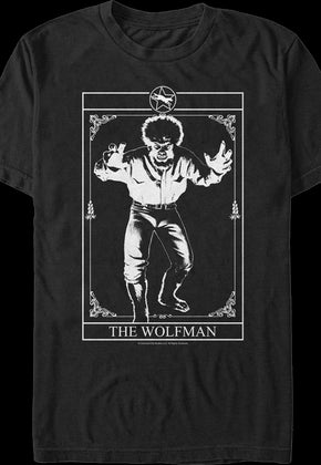 Tarot Card Wolf Man T-Shirt