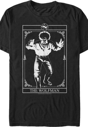 Tarot Card Wolf Man T-Shirt