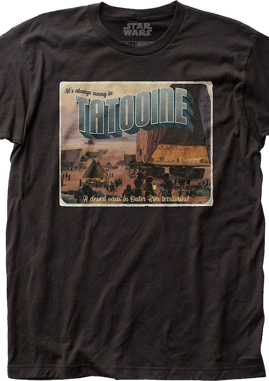 Tatooine Postcard Star Wars T-Shirt - main product image