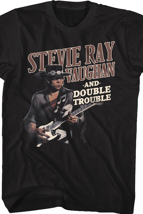 Texas Flood Pic Stevie Ray Vaughan and Double Trouble T-Shirtmain product image