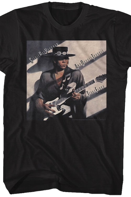 Black Texas Flood Stevie Ray Vaughan T-Shirtmain product image