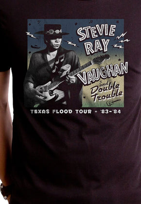Texas Flood Tour Stevie Ray Vaughan T-Shirt