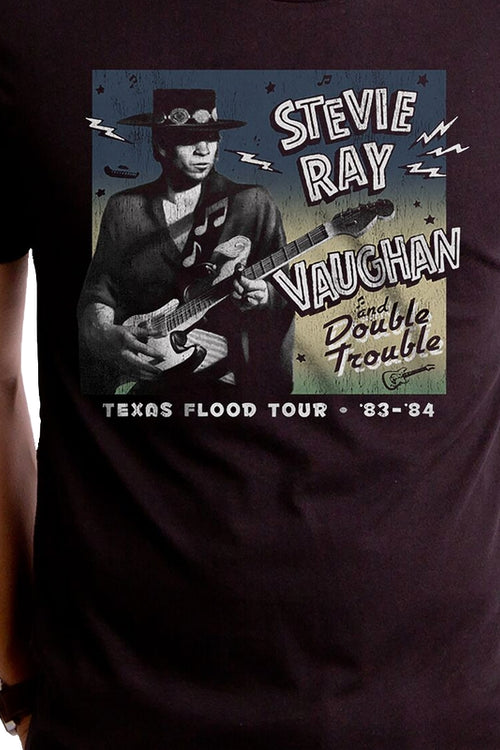 Texas Flood Tour Stevie Ray Vaughan T-Shirtmain product image