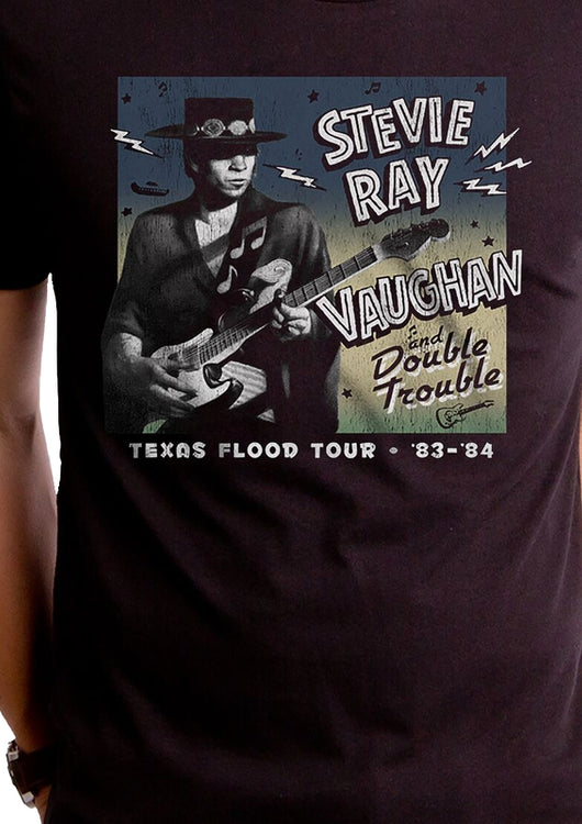 Texas Flood Tour Stevie Ray Vaughan T-Shirt - main product image