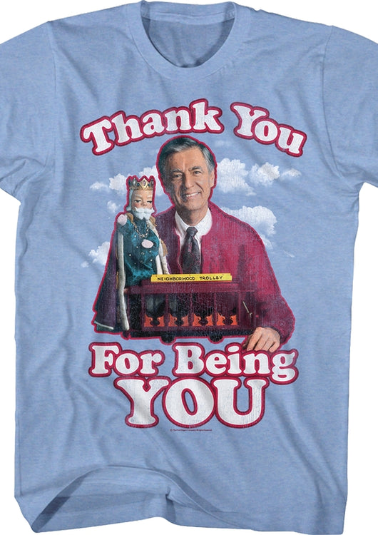 Thank You For Being You Mr. Rogers T-Shirt - main product image