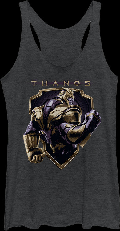 Ladies Thanos Shield Avengers Racerback Tank Topmain product image