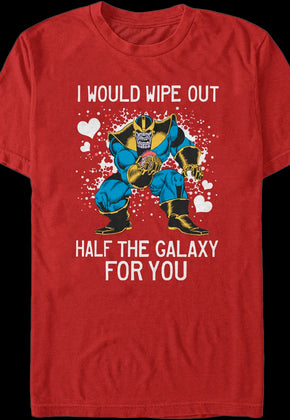 Thanos Valentine's Day T-Shirt