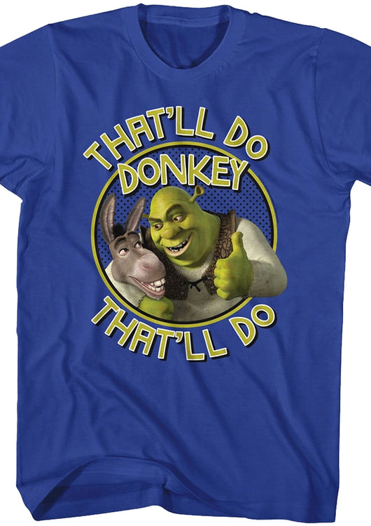 That'll Do Donkey Shrek T-Shirt - main product image