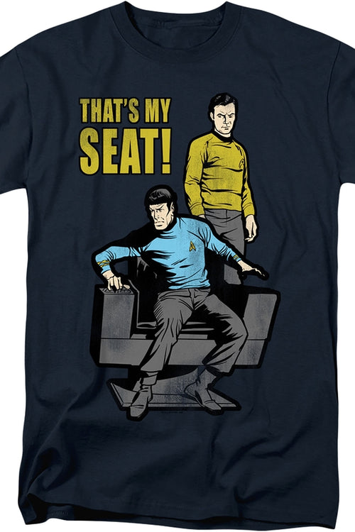 That's My Seat Star Trek T-Shirtmain product image