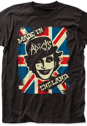 The Adicts Made In England Album T-Shirt