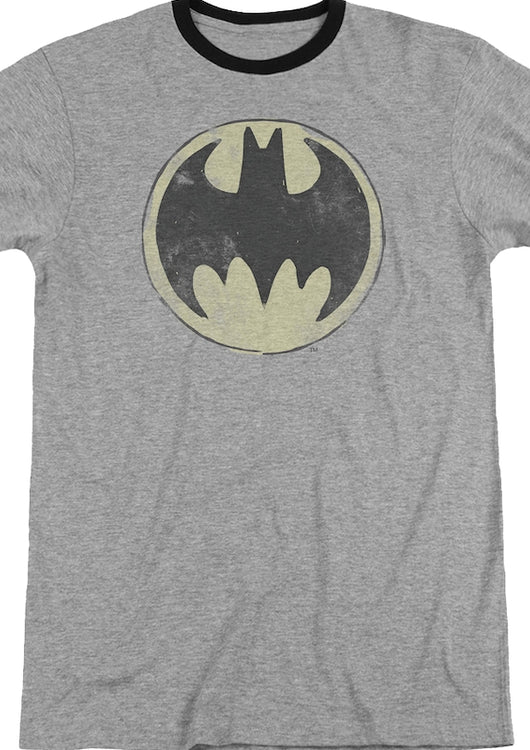 The Bat Signal Batman DC Comics Ringer Shirt - main product image