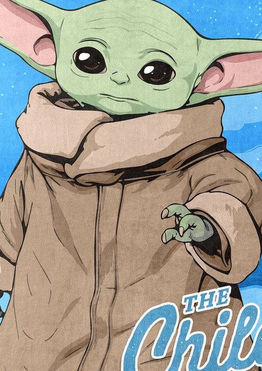The Child 60 x 80 Mandalorian Star Wars Throw Blanket - main product image