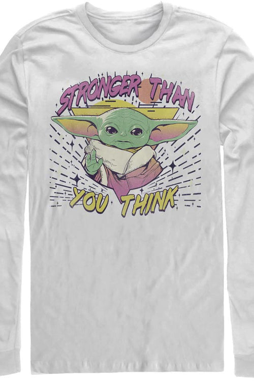 The Child Stronger The Mandalorian Star Wars Long Sleeve Shirtmain product image