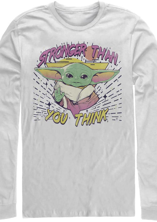 The Child Stronger The Mandalorian Star Wars Long Sleeve Shirt - main product image