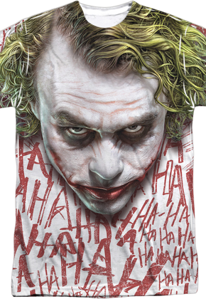 The Dark Knight The Joker's Face DC Comics T-Shirt
