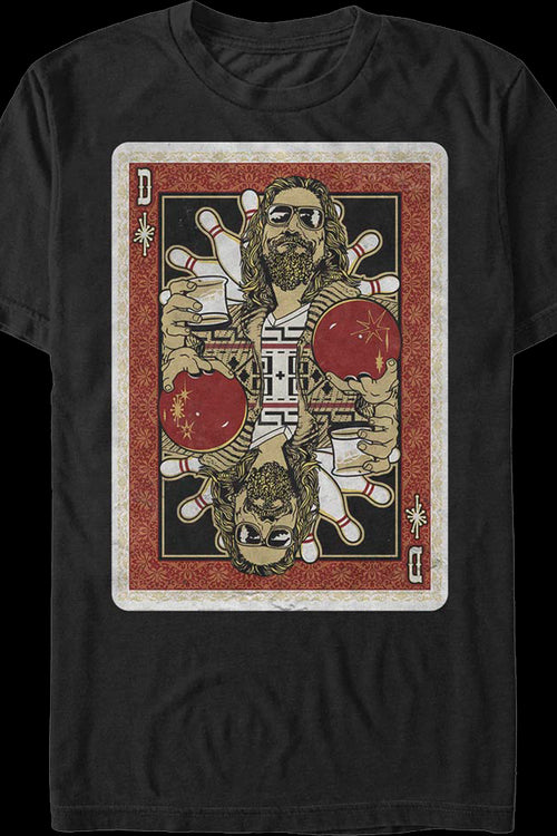 The Dude Playing Card Big Lebowski T-Shirtmain product image