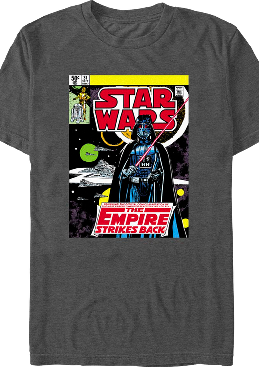 The Empire Strikes Back Comic Book Cover Star Wars T-Shirt - main product image