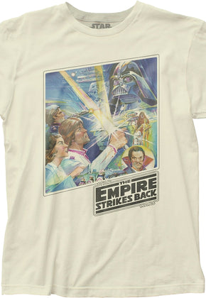 The Empire Strikes Back Watercolor Poster Star Wars T-Shirt