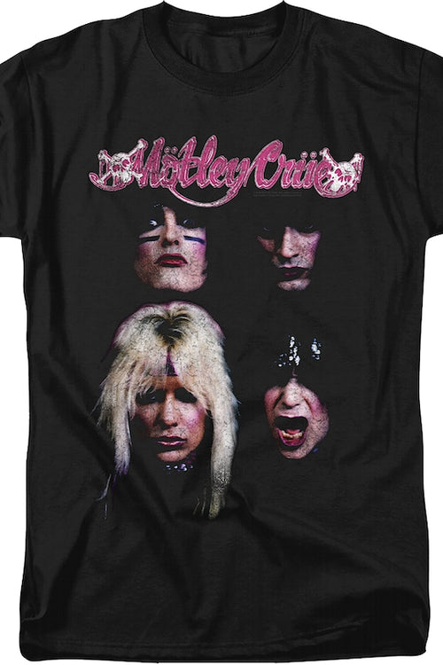 The Faces Of Motley Crue T-Shirtmain product image