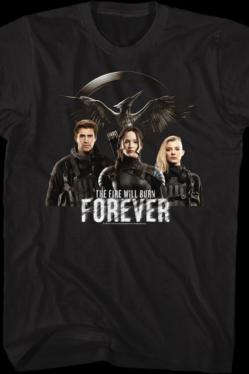 The Fire Will Burn Forever Hunger Games T-Shirtmain product image