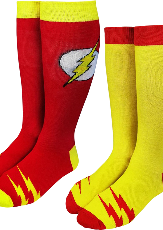 The Flash and Reverse-Flash 2-Pack DC Comics Socks - main product image