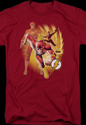 The Flash Collage DC Comics T-Shirt