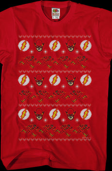 The Flash Ugly Faux Knit DC Comics T-Shirt