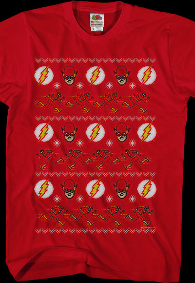The Flash Ugly Faux Knit DC Comics T-Shirt